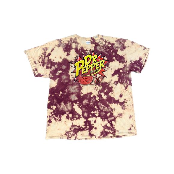 Dr. Pepper Bleached Tee - Picture 1 of 4